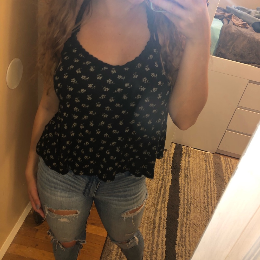 Floral tank top